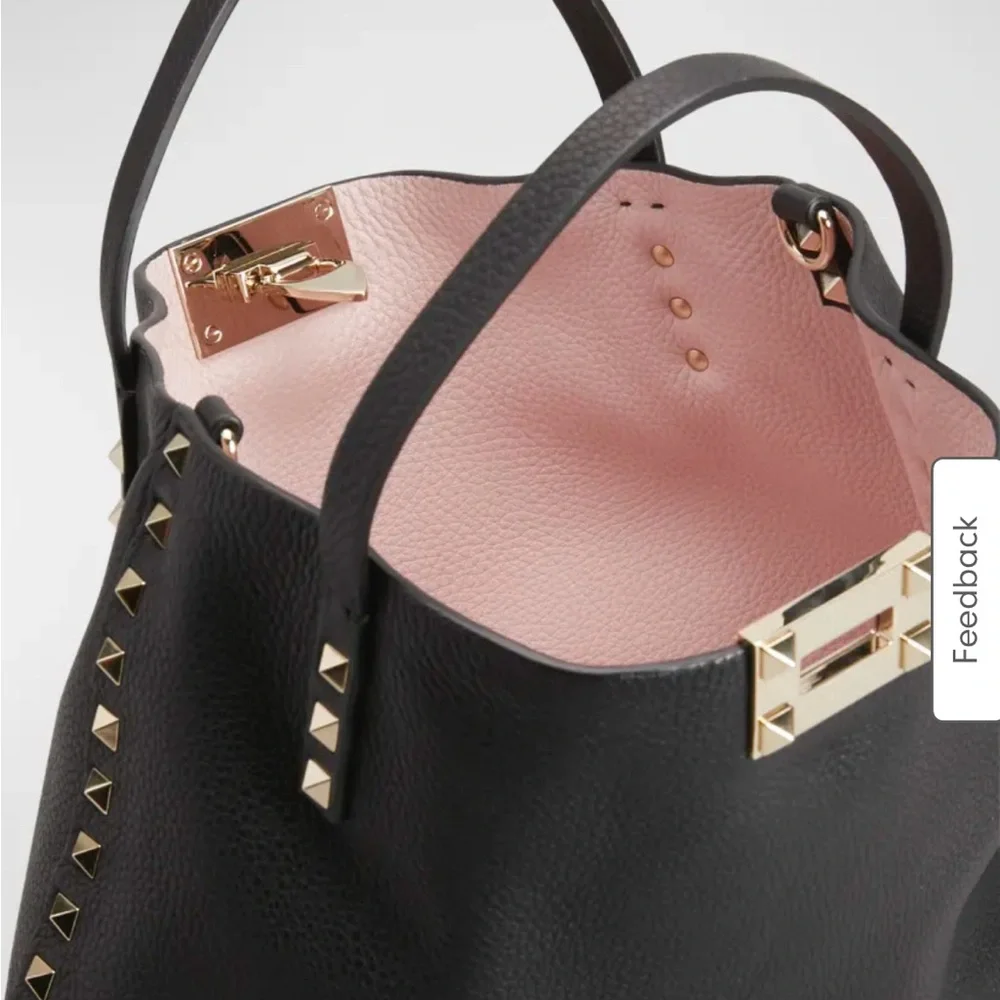 Valentino Garavani Rockstud tote bag with crossbody strap - Picture 4 of 4